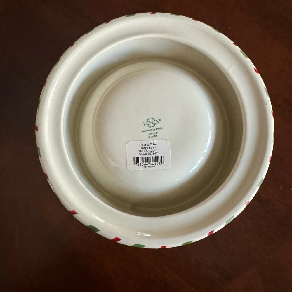 NWT Lenox Pet Bowl